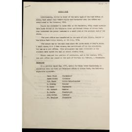 Albion Park Post Office, Cricket Club and Bowling Club Correspondence - Lew Stubbs Collection