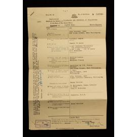 Death Certificate  Florence Condon