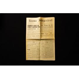 Kiama Independent Newspaper Clipping Street Lighting