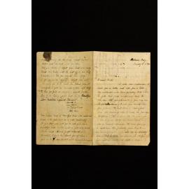 Letter From Samuel Charles Atchison To  Mother Clorinda