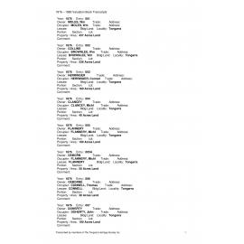1876 – 1880 Valuation Book Transcripts