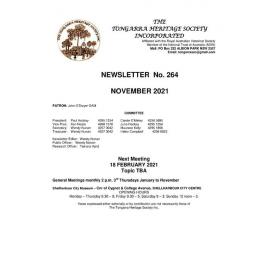 Tongarra Heritage Society Newsletter 264 November 2021