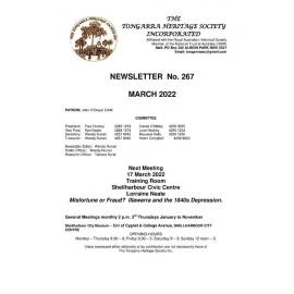 Tongarra Heritage Society Newsletter 267 March 2022