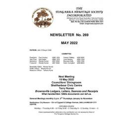 Tongarra Heritage Society Newsletter 269 May 2022