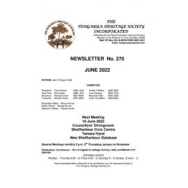 Tongarra Heritage Society Newsletter 270 June 2022