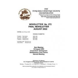 Tongarra Heritage Society Newsletter 272 August 2022
