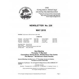 Tongarra Heritage Society Newsletter 226 May 2018