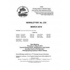 Tongarra Heritage Society Newsletter 235 March 2019