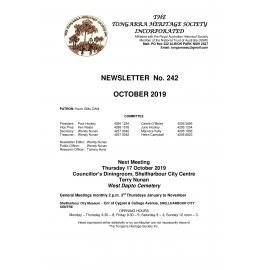 Tongarra Heritage Society Newsletter 242 October 2019