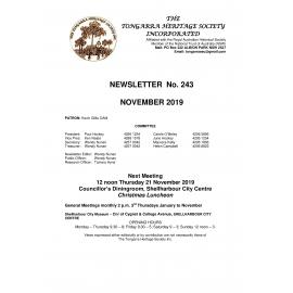 Tongarra Heritage Society Newsletter 243 November 2019