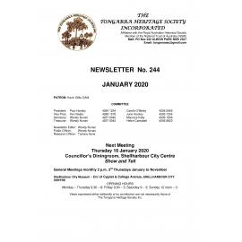 Tongarra Heritage Society Newsletter 244 January 2020