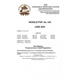 Tongarra Heritage Society Newsletter 249 June 2020