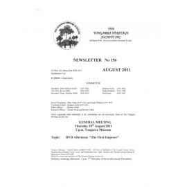 Tongarra Heritage Society Newsletter 156 August 2011