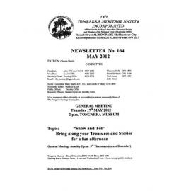 Tongarra Heritage Society Newsletter 164 May 2012