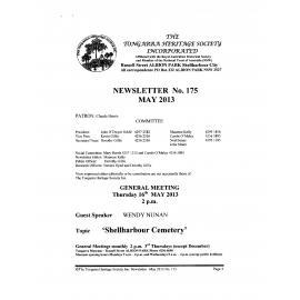Tongarra Heritage Society Newsletter 175 May 2013