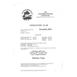 Tongarra Heritage Society Newsletter 148 November 2010