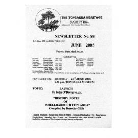 Tongarra Heritage Society Newsletter 88 June 2005
