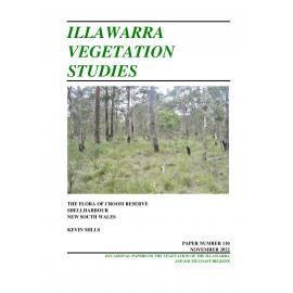 Illawarra Vegetation Studies The Flora of Croom Reserve Shellharbour New South Wales