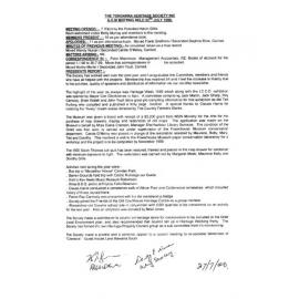 Minutes AGM 19990722