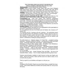 Minutes AGM 20010726