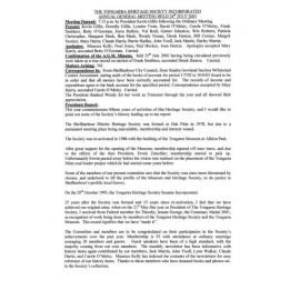 Minutes AGM 20030724