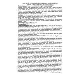 Minutes AGM 20050728