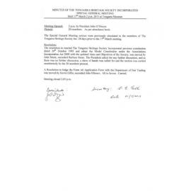 Minutes Special 20110317