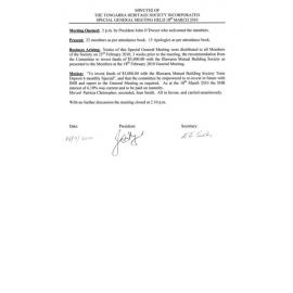 Minutes Special 20100318