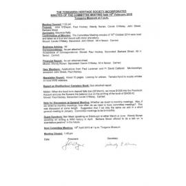 2015 General Minutes