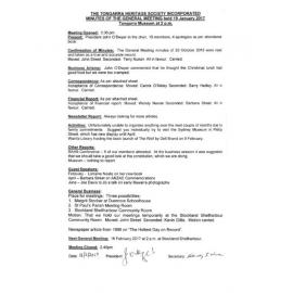 2017 General Minutes