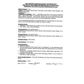 2021 General Minutes