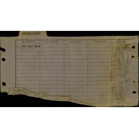 1957 - 1960 Central Ward Valuation Book 1