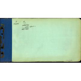 1961 - 1963 North Ward Valuation Book 1