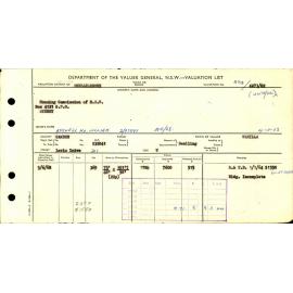 1964 - 1968 North Ward Valuation Book 5