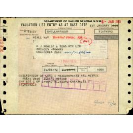 1968 - 1974 Miall Way to Porter Ave