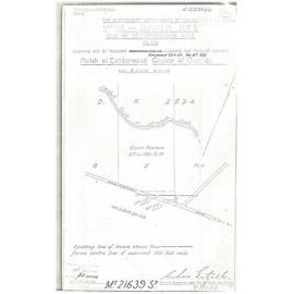 Plan of Yass to Dapto No 2 330KV Transmission Line, Parish Calderwood, County Camden