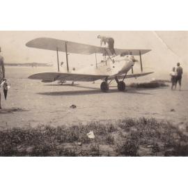 Captain HT (Bunny) Hammond's Plane at Lake Illawarra
