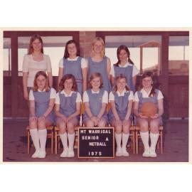 Mt Warrigal Public School Senior A Netball, 1975