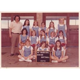 Mt Warrigal Public School Senior Softball, 1975