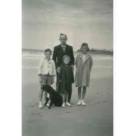 The Rakowski Family and Pet Dog