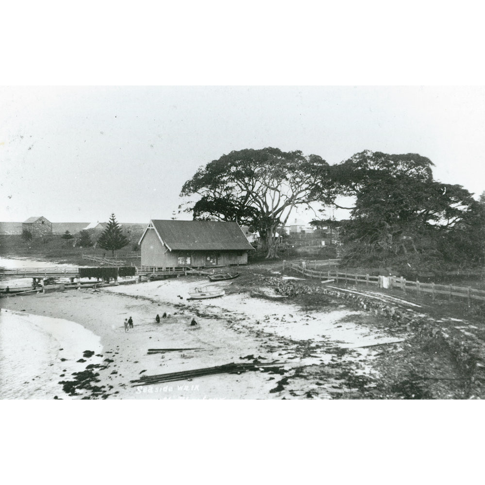 Shellharbour Boat Store and Foreshore c.1910