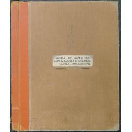 Shellharbour Municipal Council Register of Septic Tanks 1956-1964