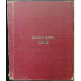 Shellharbour Municipal Council License and Permit Register 1957-1963