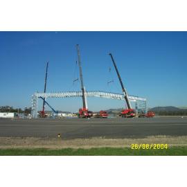 Construction of First HARS Hangar