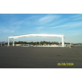 Construction of First HARS Hangar