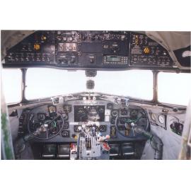 Cockpit of HARS Douglas C47B VH EAF