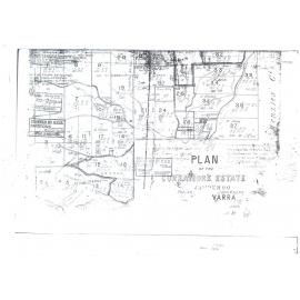Part Plan of the Curramore Estate