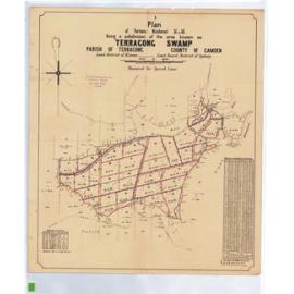 Plan of Subdivision of Terragong Swamp for Special Lease