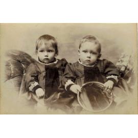 Twins Charles Francis and John Thomas James