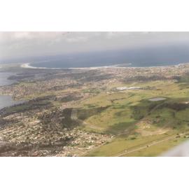 View from Oak Flats and Stoney Range to Ocean